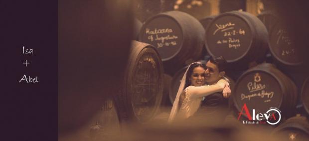 Boda en bodegas Fundador